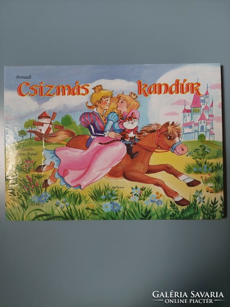 Old Kandúr storybook with boots, leporillo, hardcover pager (even with free delivery)