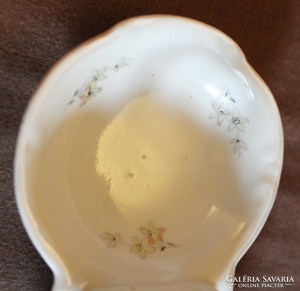 Old German porcelain table salt shaker spice holder
