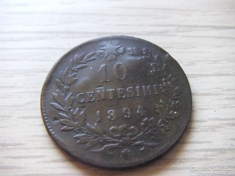 10 Centesimi 1894 ( bi ) Italy