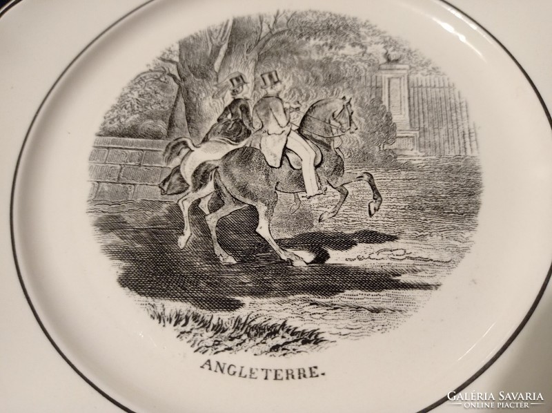 Willeroy Boch gyüjtői jelenetes tányér 19 cm