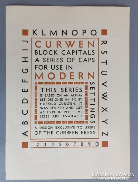 Vera Willoughby/ The Curven Press art-deco reklámgrafika 1929