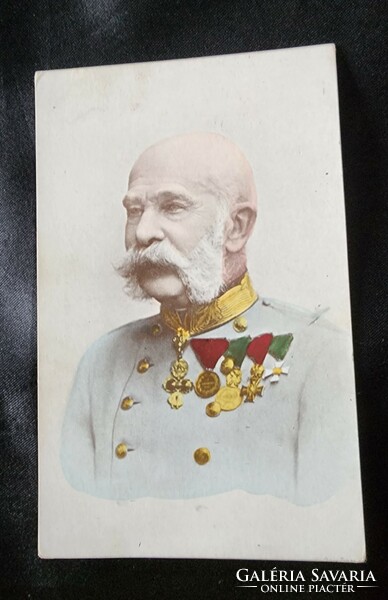 1915 Habsburg Emperor József Franz, King of Hungary original contemporary photo - sheet image field post