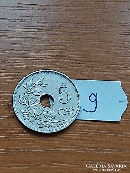 Belgium belgique 5 centimes 1928 copper-nickel, i. King Albert 9