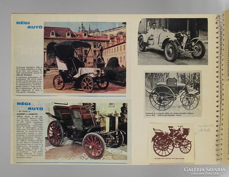 1Q051 retro vehicle newspaper clipping collection album