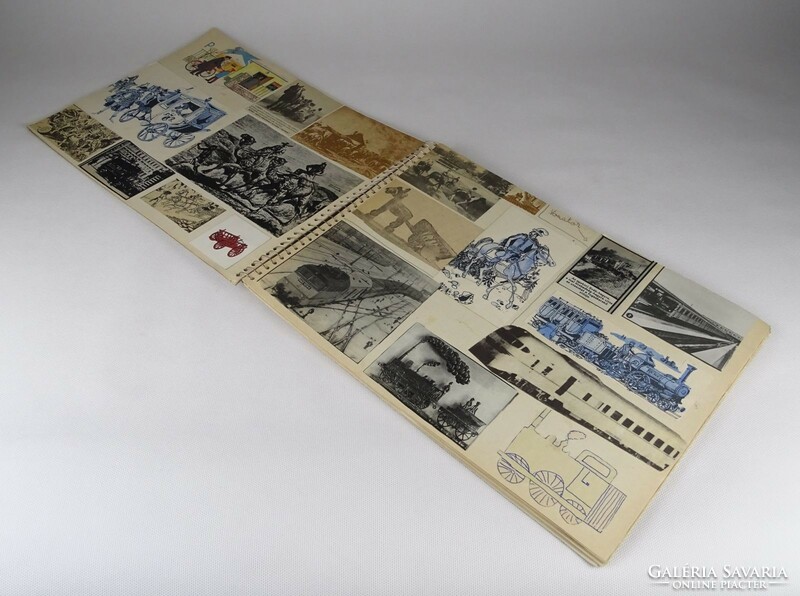 1Q051 retro vehicle newspaper clipping collection album