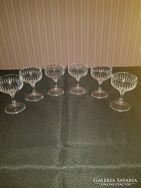 6 short drink glasses
