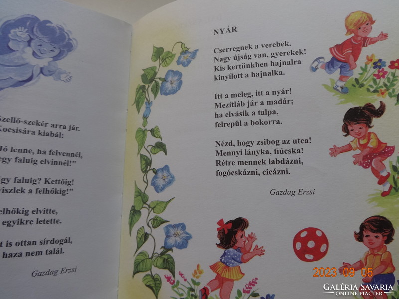 Erzsi Rich - Magda Juhász: fun fair - playful children's poems with drawings by Zsuzsa Radvány