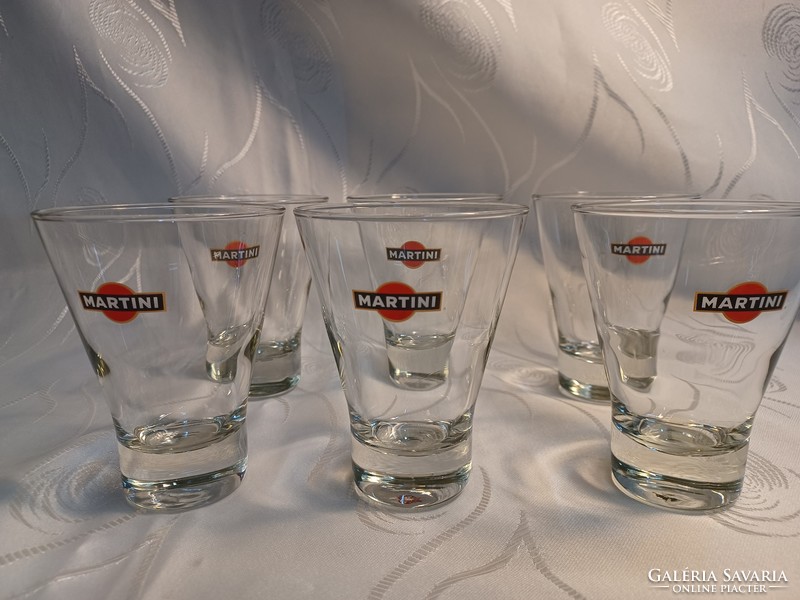 Martini feliratos üveg pohár