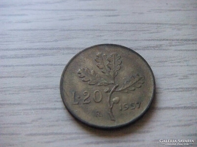 20 Lira 1957 Italy