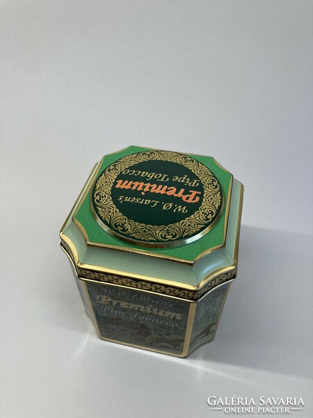 Vintage Danish metal tin box smoker