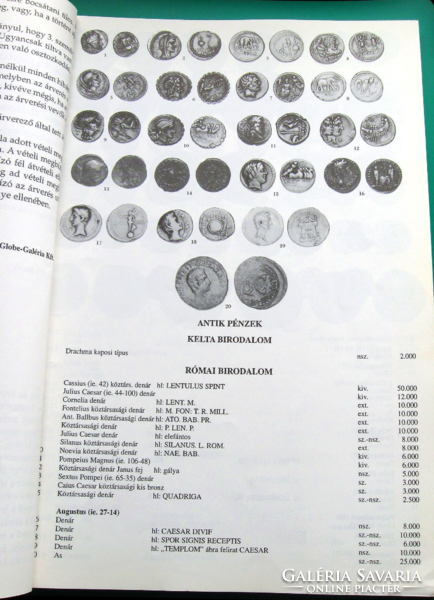 9. Numizmatikai Aukció - Aukciósház Kővágó L. - Globe-Impex Kft.- árverési katalógus