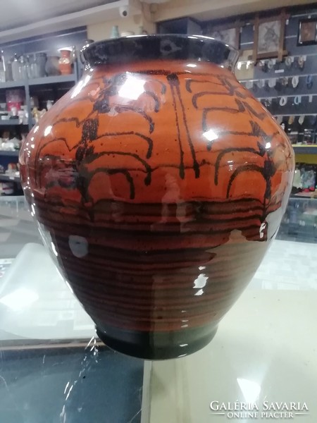 Retró iparművészeti kerámia váza