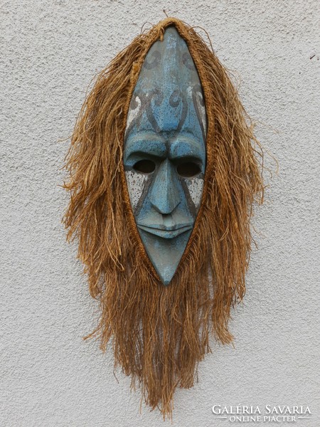 Large old exotic ceremonial mask in original condition