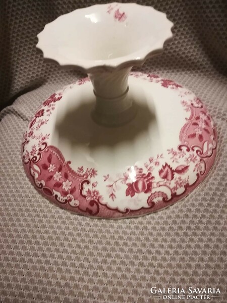 Copeland earthenware cake plate with May decoration