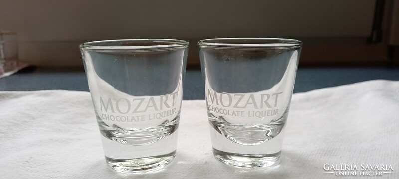 2 Mozart chocolate liqueur cups