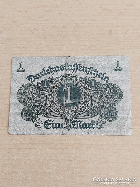 Germany 1 mark 1920 darlehnkassenschein 136