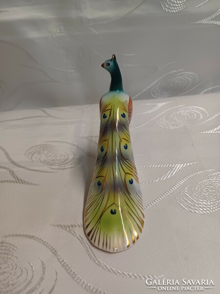 Porcelain peacock
