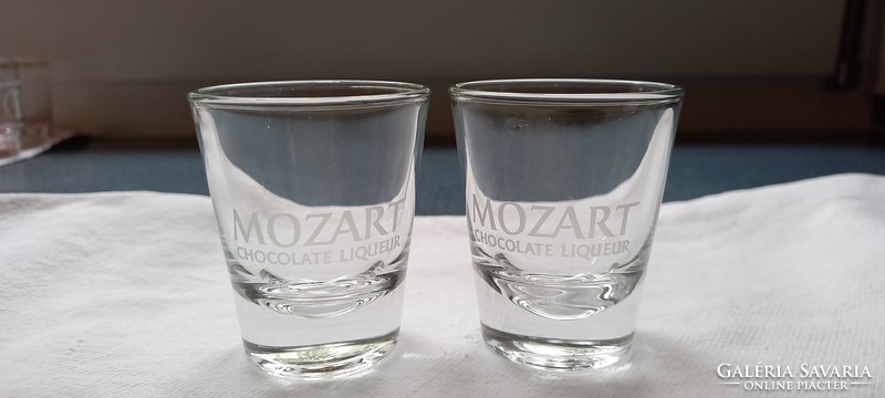 2 Mozart chocolate liqueur cups