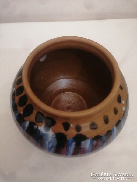 Cantor Sándor ceramic vase with circular seal