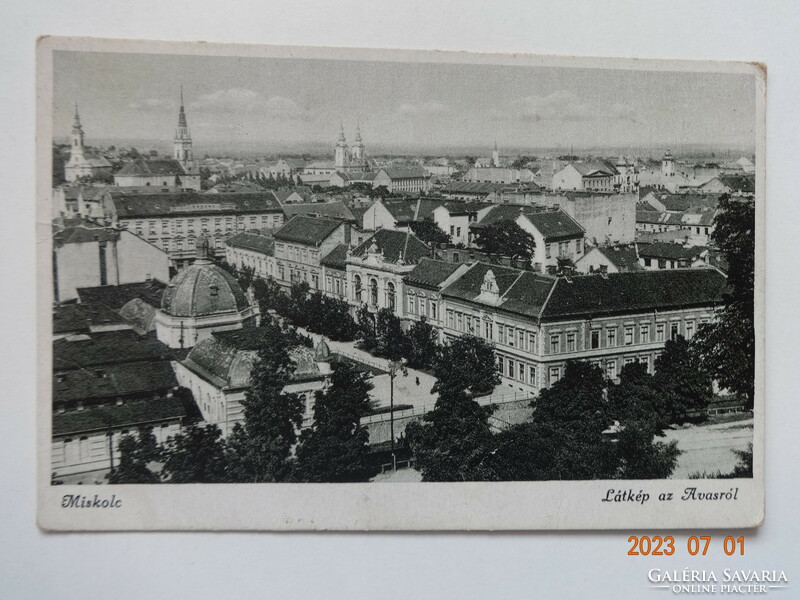 Old postcard: Miskolc, view of the Rotten - margit' photography (40s)