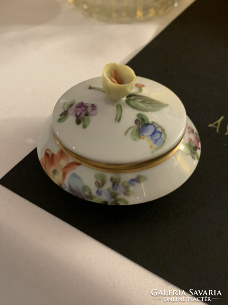 Herend tulip small jewelry box, bonbonnier
