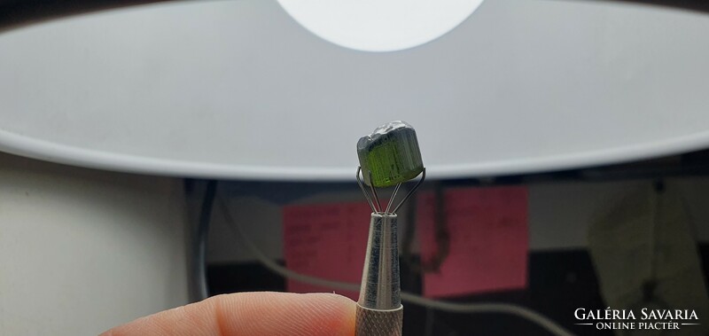 Green tourmaline 11.15 Carats. With certification.