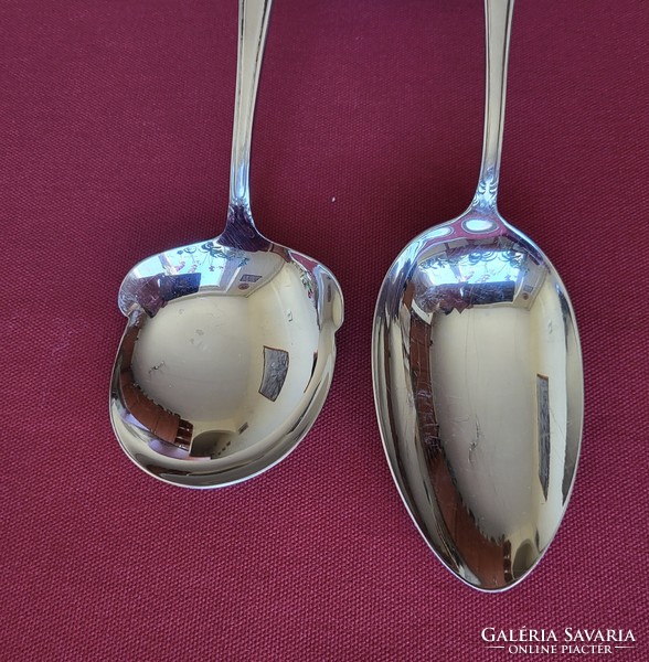2 pieces of sola spoon cutlery spoon silver color