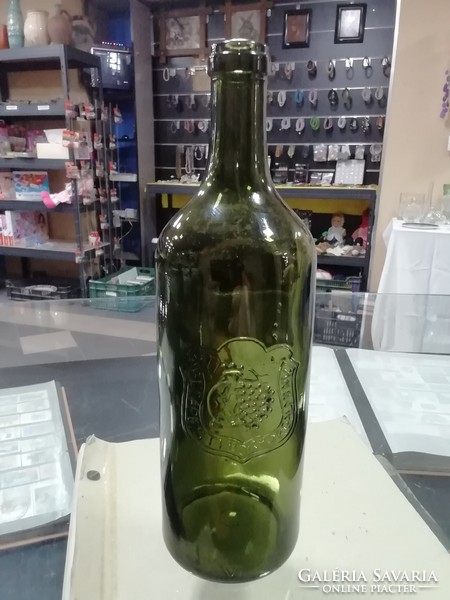 Old wine bottle, Budapest wine trade no. With subtitles