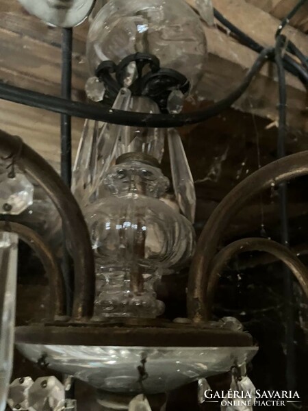 Old chandelier from the attic, 5 burners