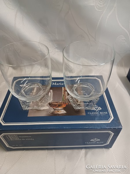 Rosenthal / classic rose whiskey glasses