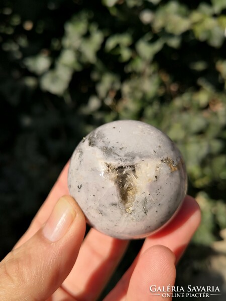 Pirit gömb, kvarc geóda, ásvány kristály