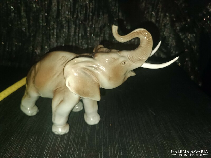 Royal dux porcelán elefánt