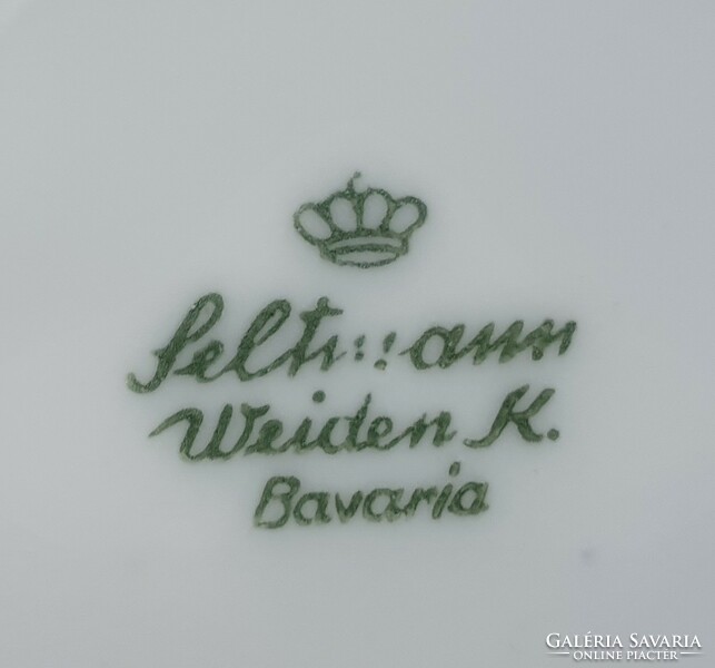 Seltmann Weiden K Bavaria német porcelán kistányér süteményes tányér