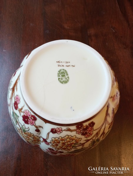 Zsolnay large openwork bowl