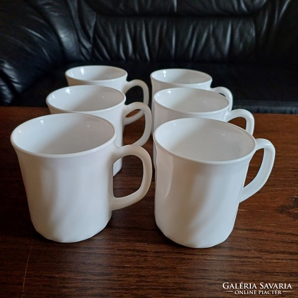 6 iced tea glasses, mugs