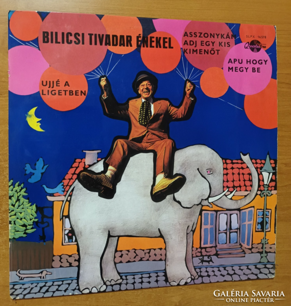 Bilicsi tivadar sings vinyl lp sound record