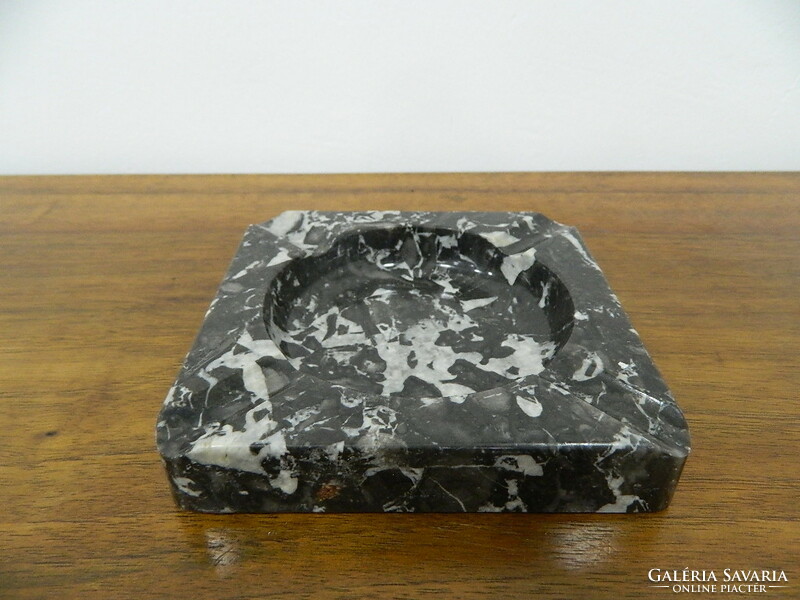 Art deco granite ashtray