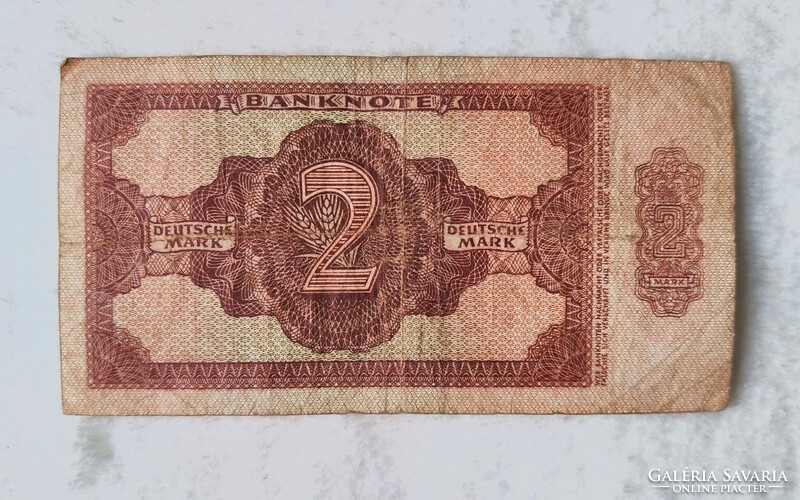 1948-as NDK 2 márka (F-) | 1 db bankjegy
