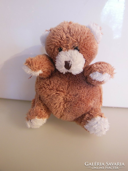 Teddy bear - 11 x 8 cm - very soft - plush - perfect