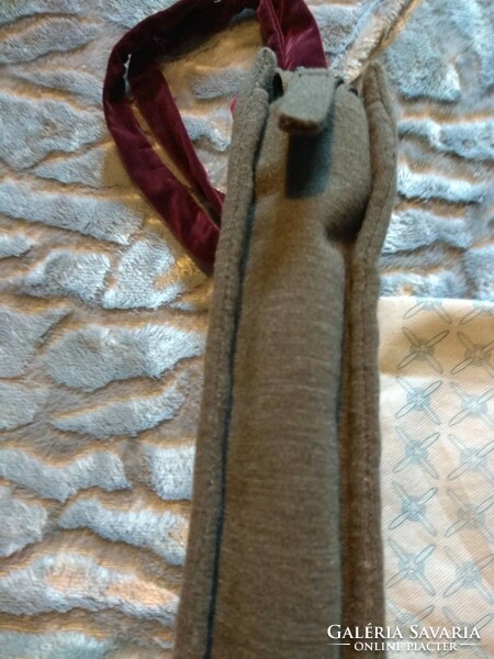 Vintage, never worn laura biagiotti velvet rosebud messenger bag with dust bag