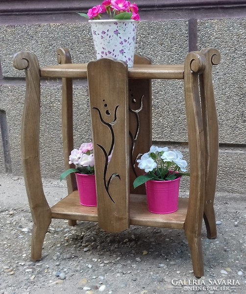 Flower stand stand wooden flower stand carved flower stand wooden gifts flower wall mount shelf bracket