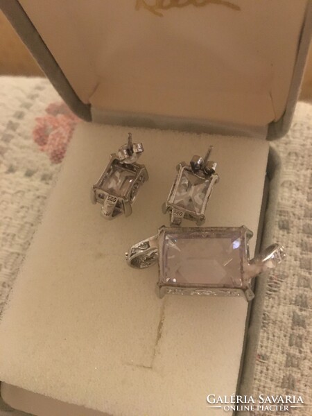 Silver jewelry set