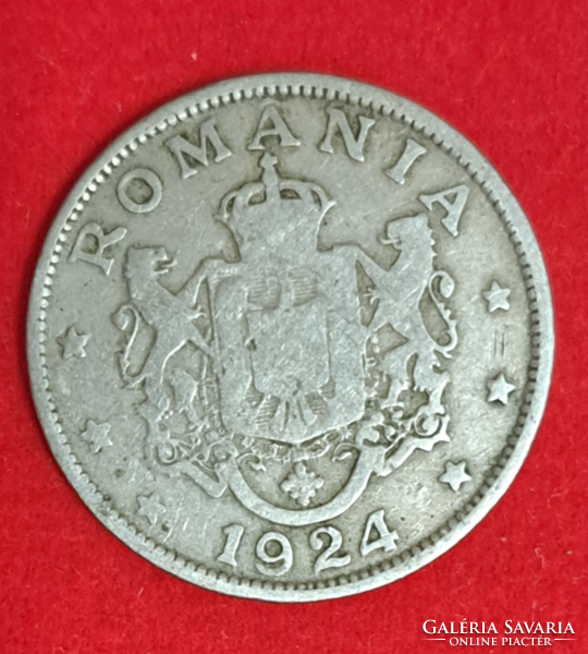 1924 Romania 1 lei (879)