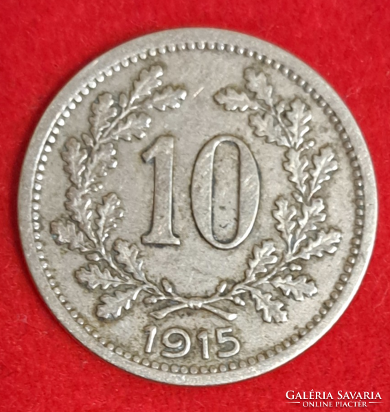 1915. Ausztria 10 Heller (945)