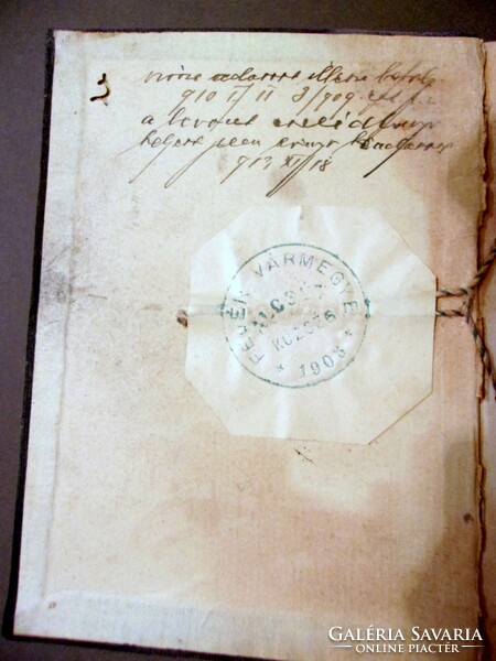 1909  Szolgálati cselédkönyv -Fejérvár
