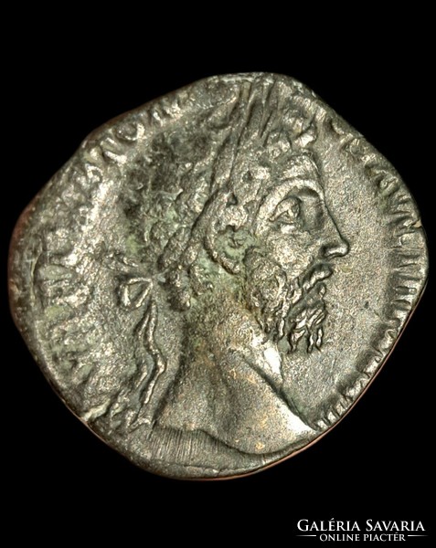 Marcus Aurelius (161-180) sestertius 29-30mm felicitas (rare) Roman Empire ric 1239
