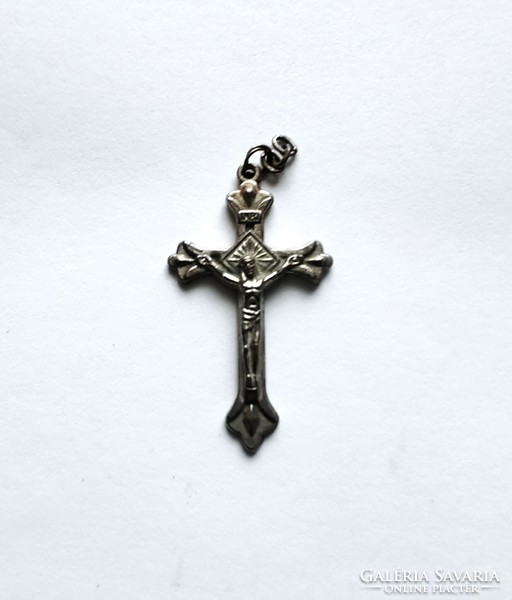 Italy, silver-plated - Jesus on the cross pendant