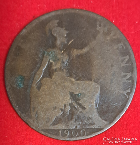 Viktória 1 Farthing  (1/4 Penny) 1900. Anglia (840)