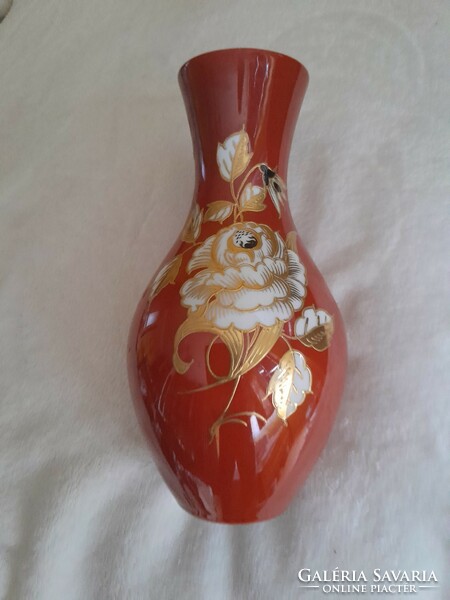 Hand painted vase by Wallendorf