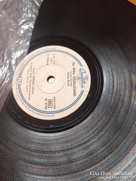 Putnoki Gábor - Évforduló keringő, Ha néha visszaűznek angol keringő bakelit hanglemez fólia tokban